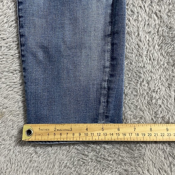 American Eagle Jeans Men Size 28x32 Slim Straight Medium Wash Stretch Blue Denim - Picture 8 of 9